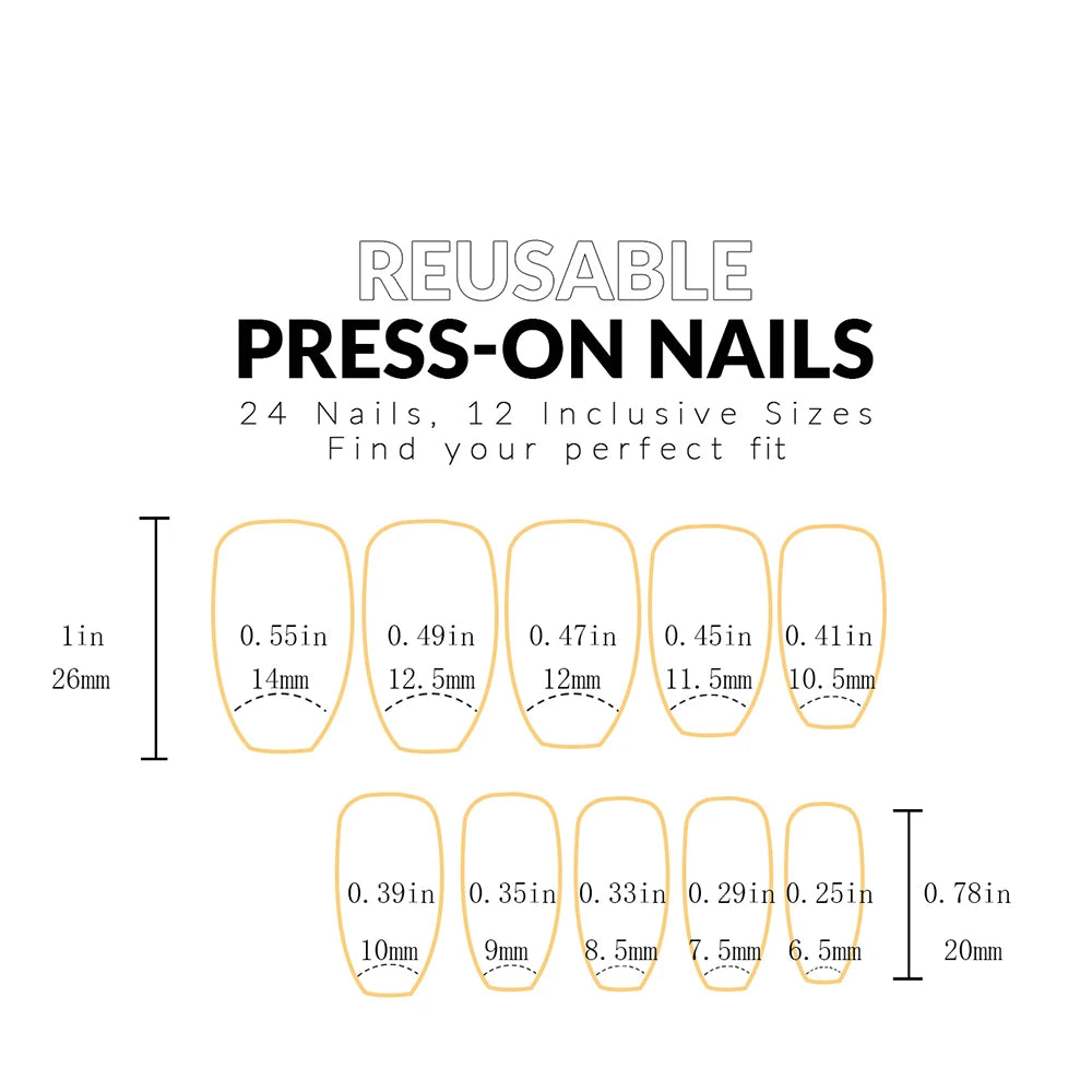24 Pcs Glossy Short Ballerina Press On Nails Pink Gradient Fake Nails Artificial Finger Manicure False Nails For Women